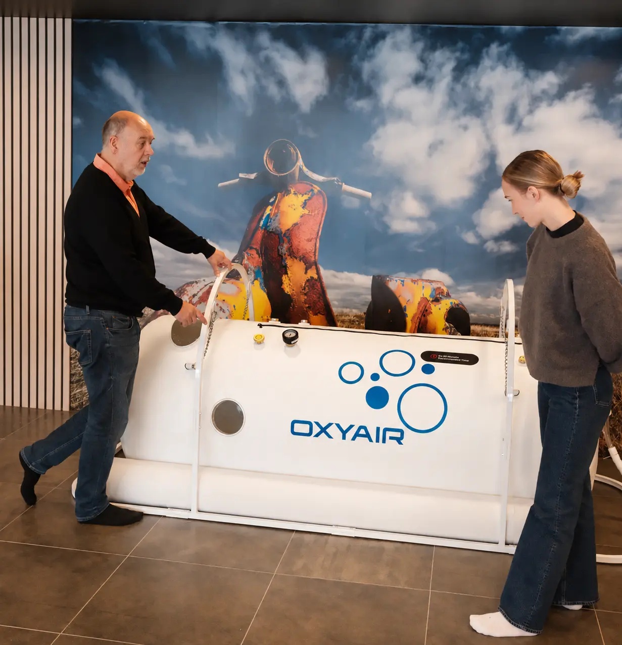 Oxyair hyperbart trykkammer — rådgivning og demonstration